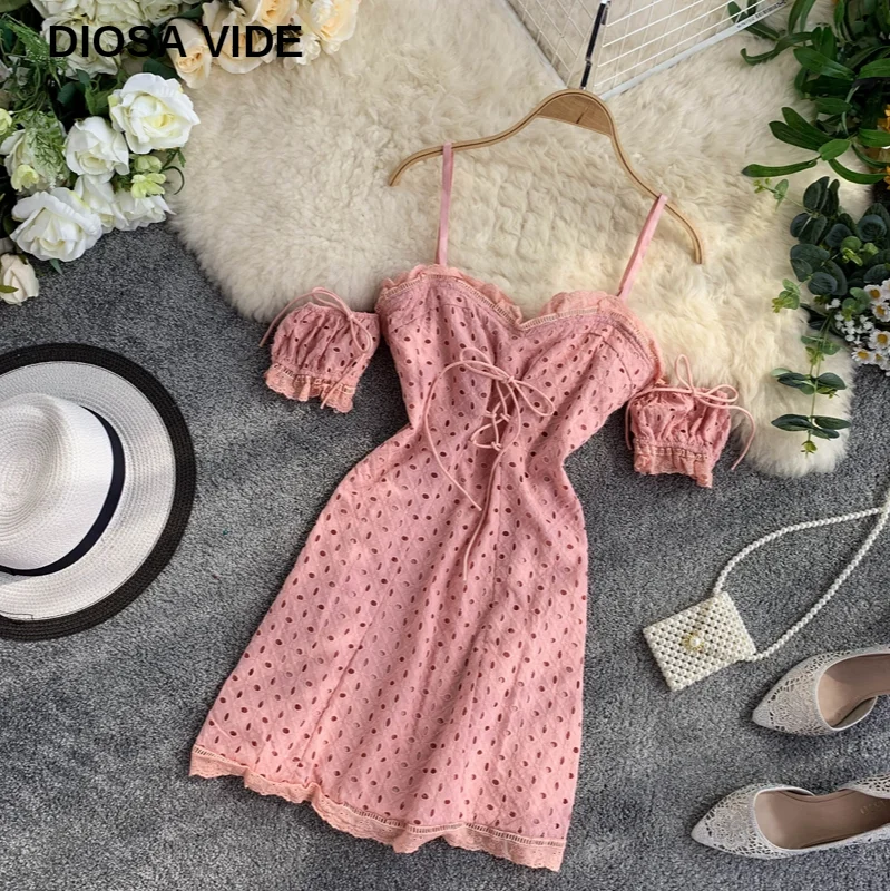 Женское кружевное платье с открытой спиной и DIOSA VIDE 2020 | Женская одежда