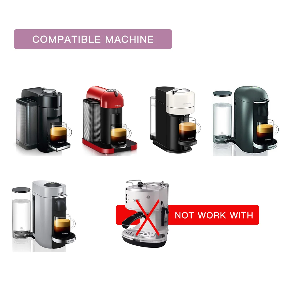 Многоразовая капсула RECAFIMIL для кофейного фильтра Nespresso Vertuo Next большая чашка | Дом