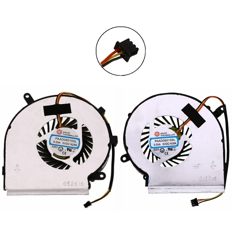 Процессор и охлаждающий вентилятор GPU для MSI GE62 GE72 PE60 PE70 GL62 GL72 2QE 6QG PAAD06015SL|Кулеры