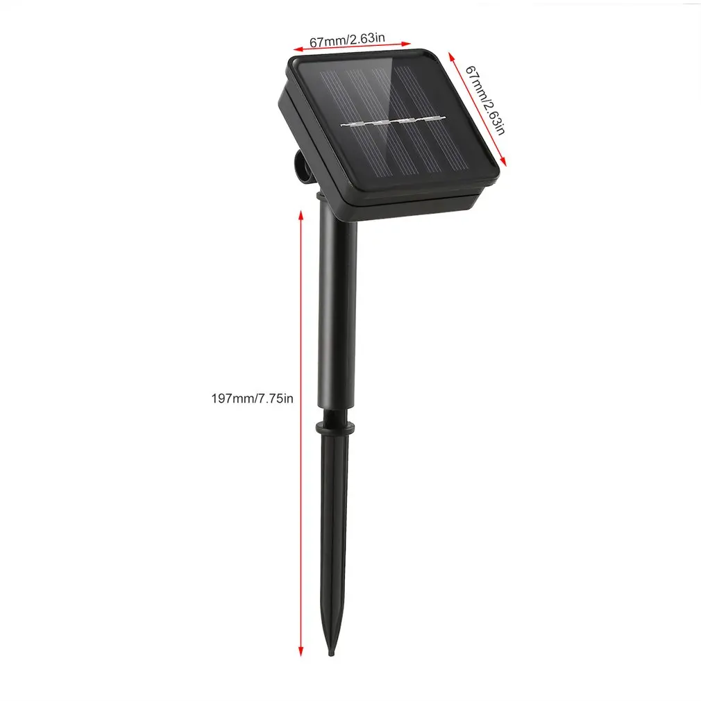 

Garden Decoration Solar String Lights 20 LEDs Bells Fairy String Light for Outdoor Halloween Thanksgiving Party Christmas