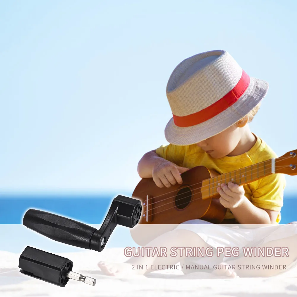 multi funktion gitarre reparatur werkzeug set abnehmbare kunststoff metall gitarre string wickler peg puller elektro schrauber drill free global shipp