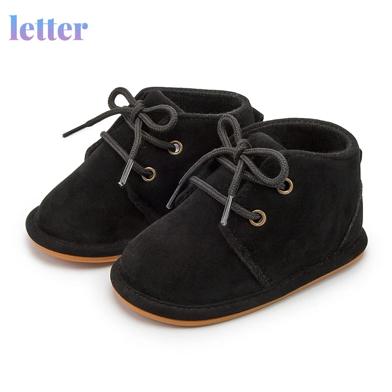 

New Baby Shoes Boys Girls Cotton Shoes Warm Autumn Winter Non-slip Soft-sole Rubber Toddler Infant Crib First Walkers 0-18month