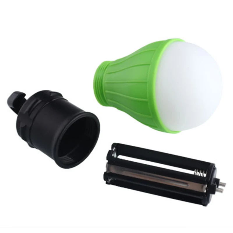 

AAA*3 Battery LED Bulb Camping Lantern Portable Emergency Outdoor Tent Light Handy Hook Torch Waterproof Lamp For Hiking Fishing