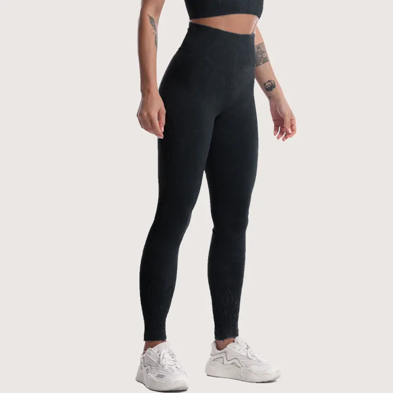 

R&W Hollow Seamless Quick Dry Tight Hips Up Peach Women Fitness Yoga Workout High Waist Nylon Running Leggings Pants Bottoms