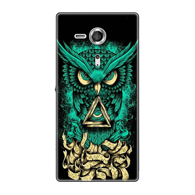 Телефонные чехлы для sony Xperia SP M35 M35h M35C C5303 C5306 C5302 чехол с принтом(розы); волк милый чехол-крышка с узорами чехол для телефона чехол Fundas Para - Цвет: A289