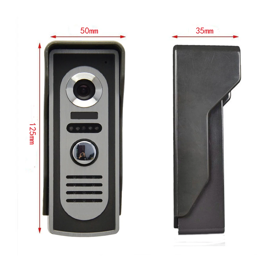 

AnjieloSmart 7 inch LCD Wired Home Video Doorbell Door phone Intercom Kits Infrared Night Vision Camera Access Control System