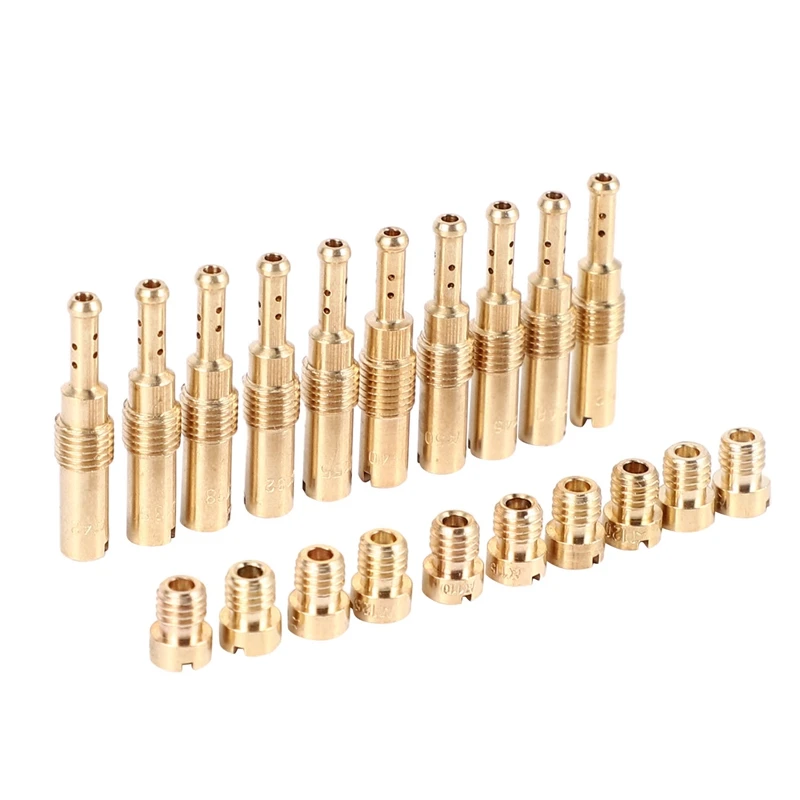 20 шт карбюратор основной реактивный комплект медленно/Пилот струи для PWK Keihin OKO