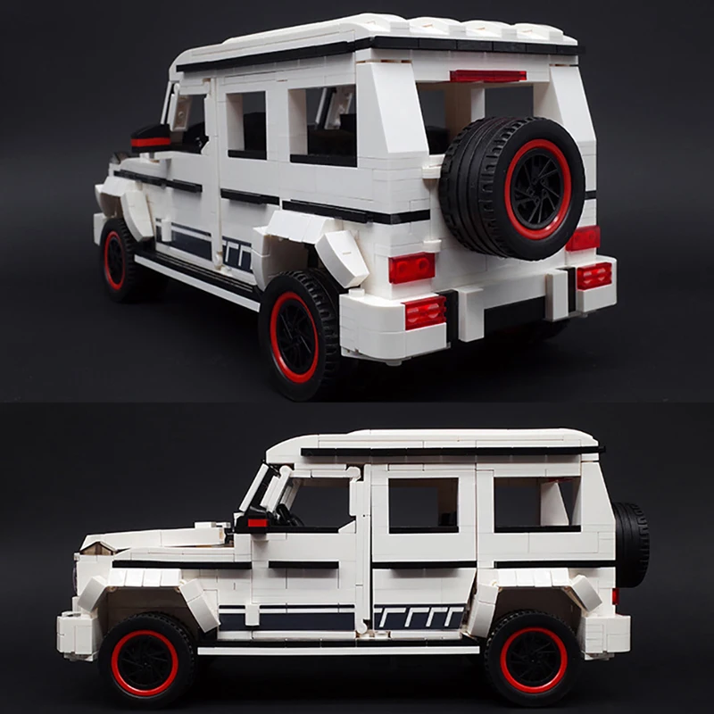 1048 шт техническая серия 1:16 G63 внедорожных гоночных автомобилей строительные