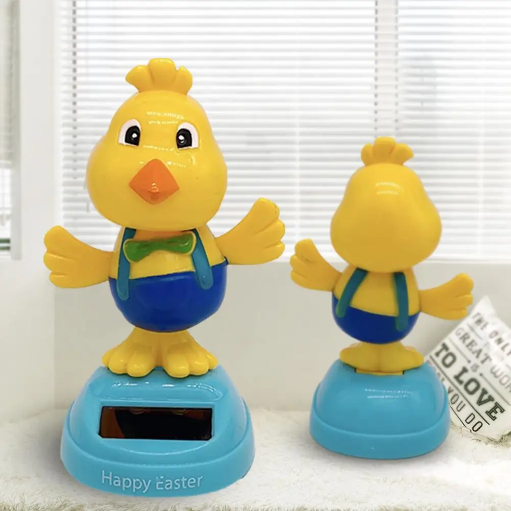 Кукла на солнечной батарее с виброголовкой раскачивающаяся курица