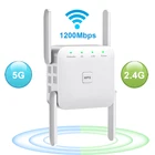 5G Wi-Fi ретранслятор беспроводной WiFi усилитель сигнала 1200 Мбитс Wifi удлинитель 2,4G большой диапазон WiFi усилитель 4 антенны Сетевой удлинитель
