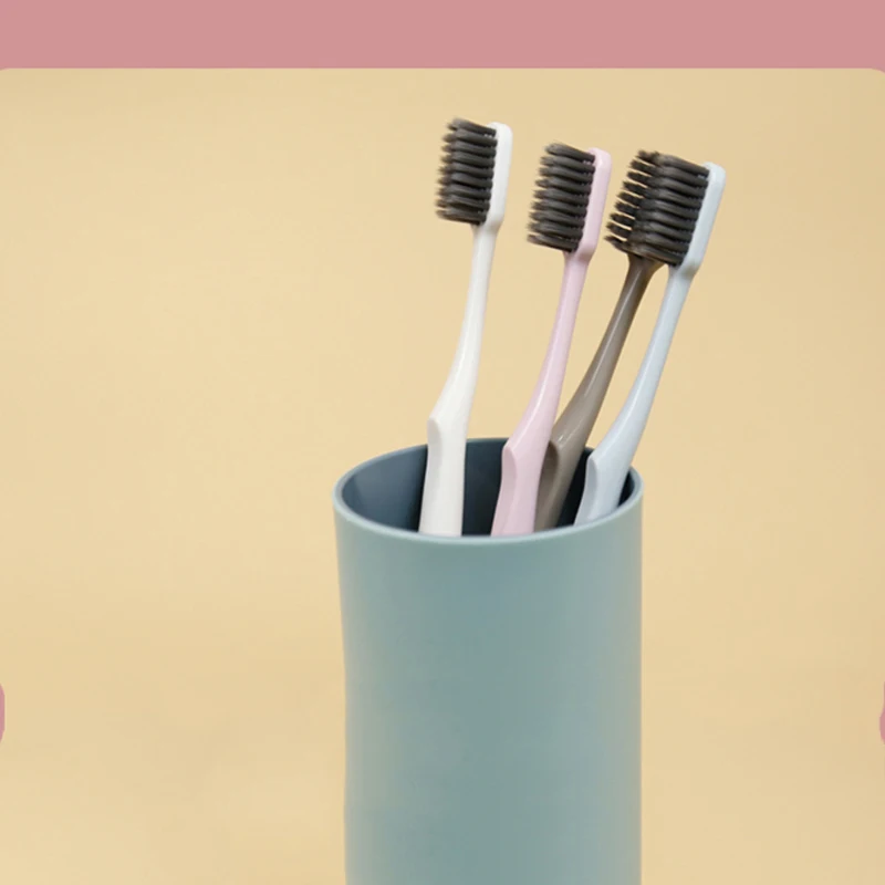 

Toothbrush Soft Bristle Ultra-Fine Ultra-Soft Small Wide Head Macaron Fresh Japanese and Korean Style Home Adult Male and Female