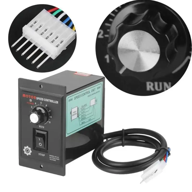 Регулятор скорости двигателя переменного тока 400 Вт 220 В точечный регулятор