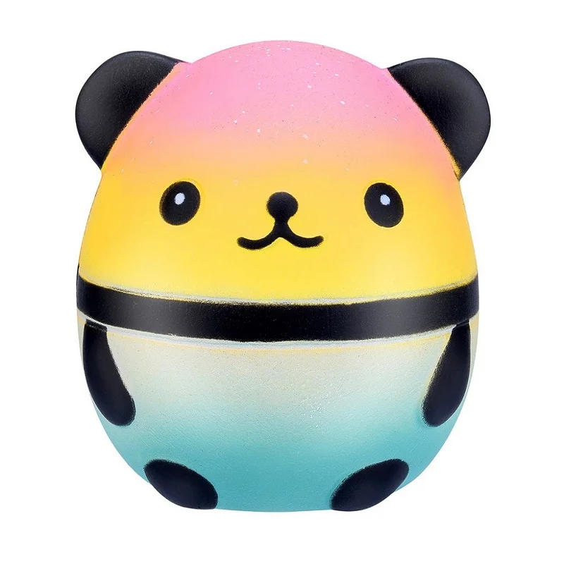Kawaii огромная галактика панда Медведь яйцо сжимаемые медленно восстанавливающие