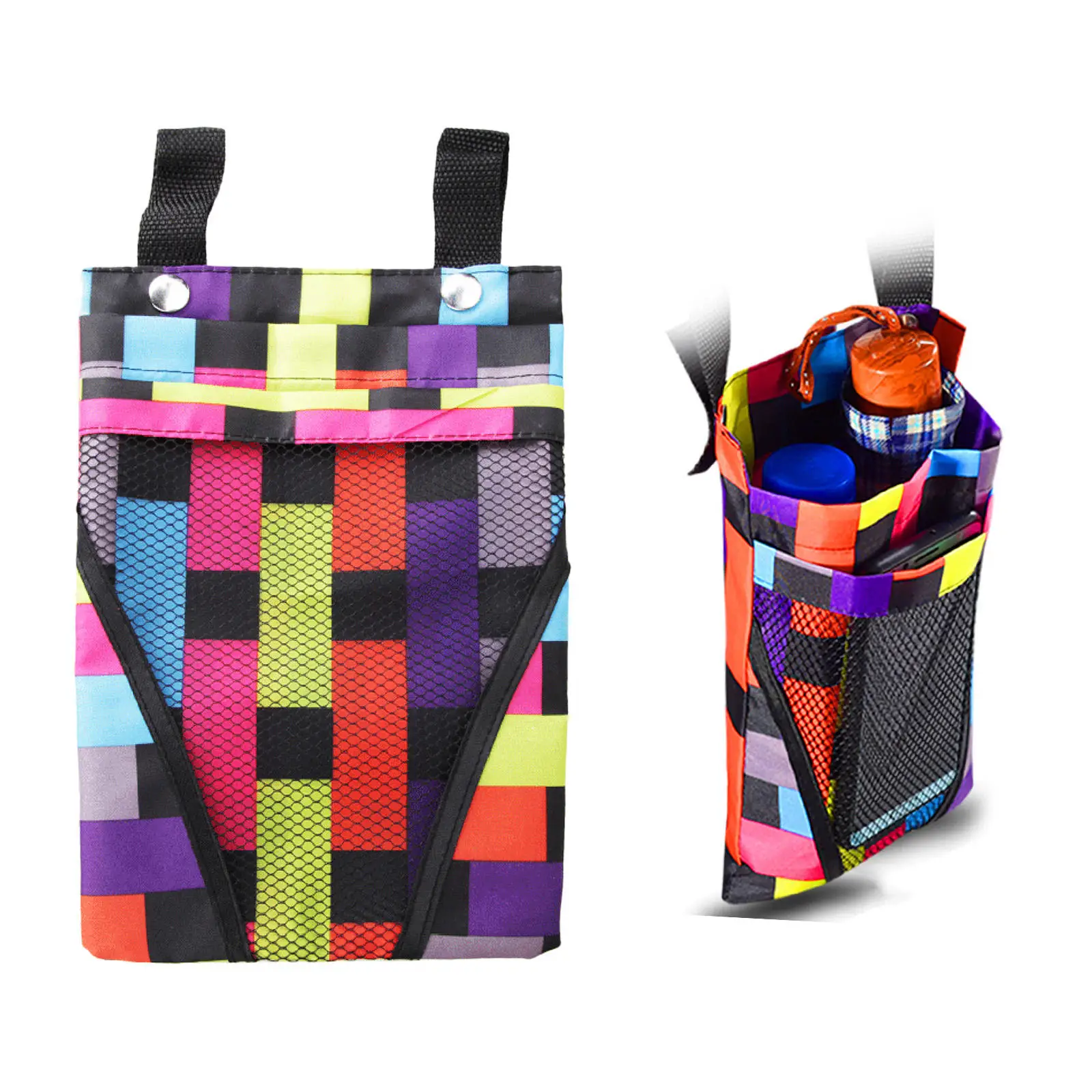 

Waterproof Bike Scooter Handlebar Bag MTB Bike Basket Hard Case Adjustable Straps Bicycle Storage Pouch Pack Organizer