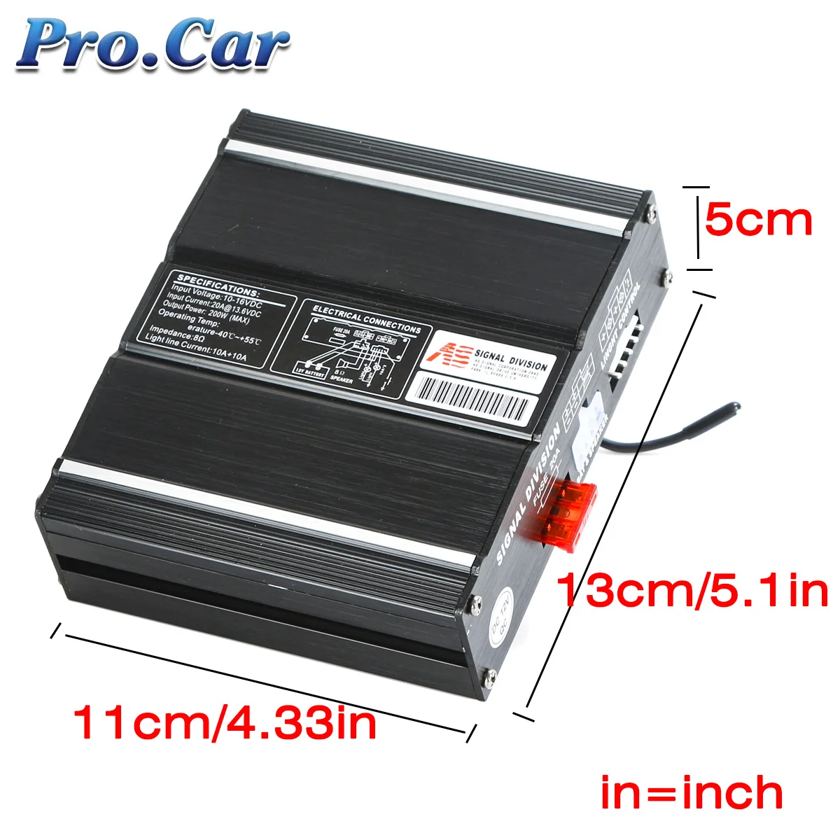 400 Вт Автомобильная Беспроводная аварийная сирена Предупреждение лизация