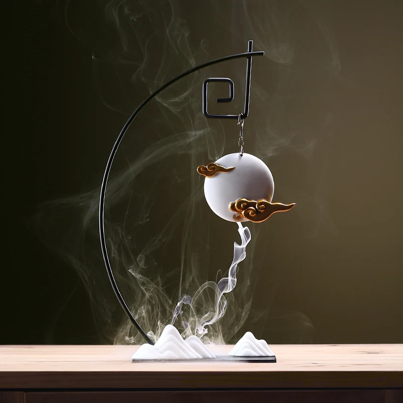 

Lamp Hanging Incense Burner Ceramic Metal Stand Incense Burner Water Fall Kit Cascada De Incienso Indoor Waterfall ZY50XL