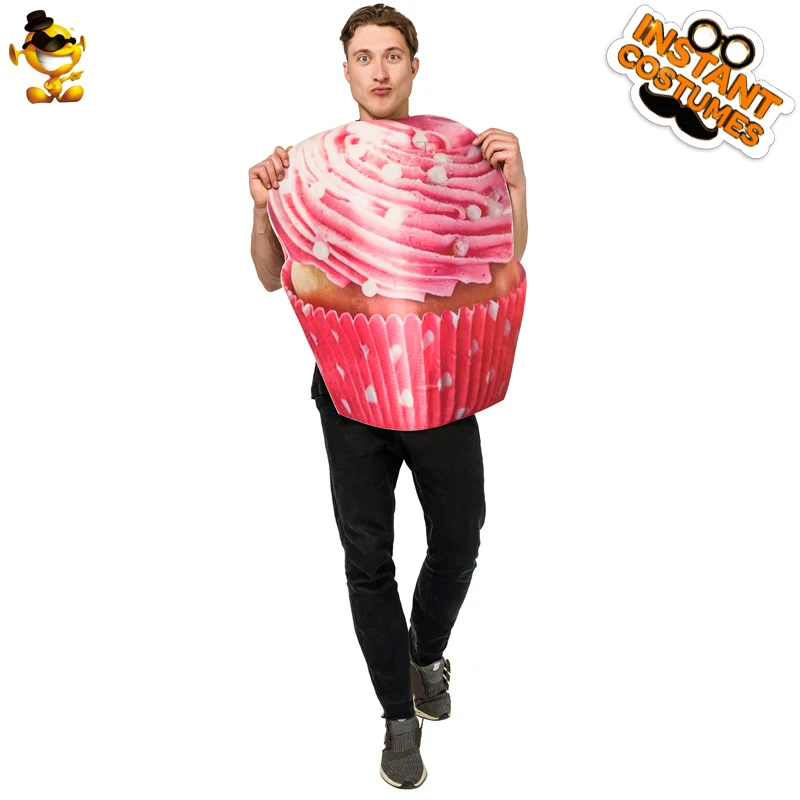 Взрослый мужской костюм для мороженого торта большой крем чашка маскарадный