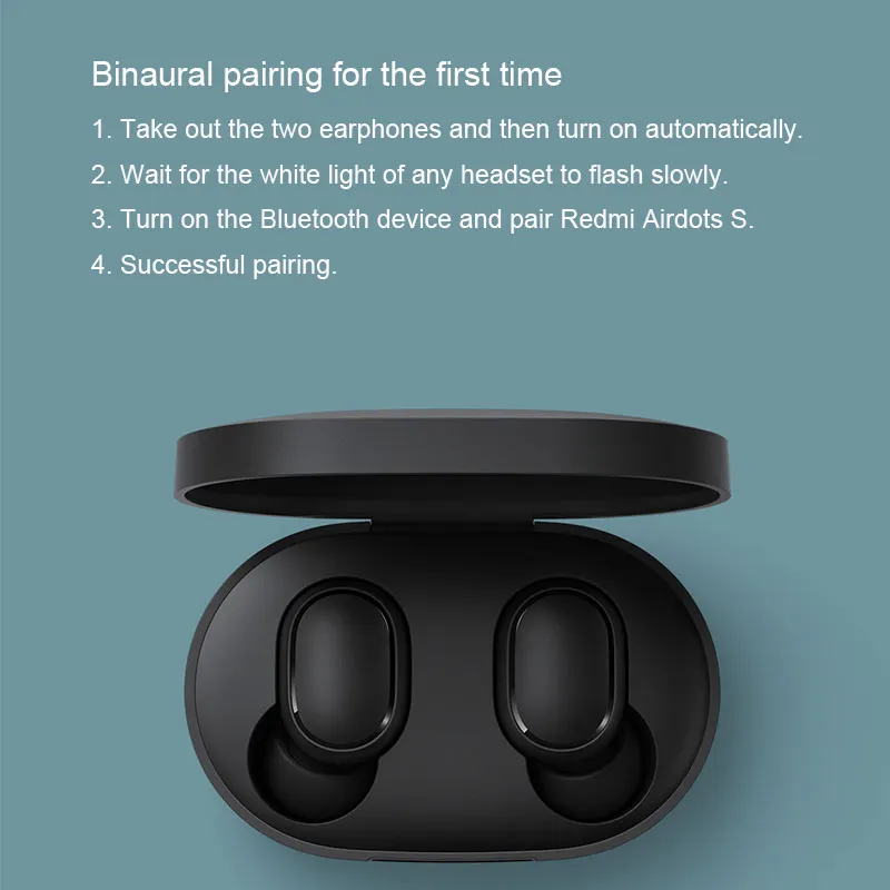 Original Xiaomi Redmi Earphone AirDots S TWS Wireless Blutooth V5.0 Noise Reduction With Mic Earbuds AI Control Gaming Headset |