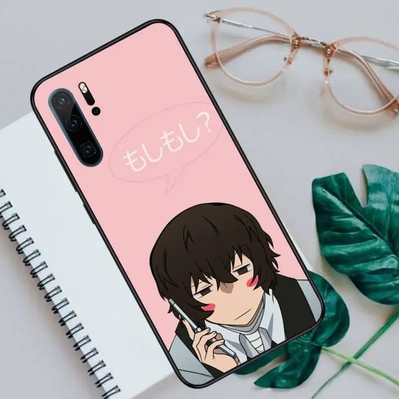 

Anime Bungou Stray Dogs Dazai Osamu Phone Case For Huawei honor Mate P 9 10 20 30 40 Pro 10i 7 8 a x Lite nova 5t