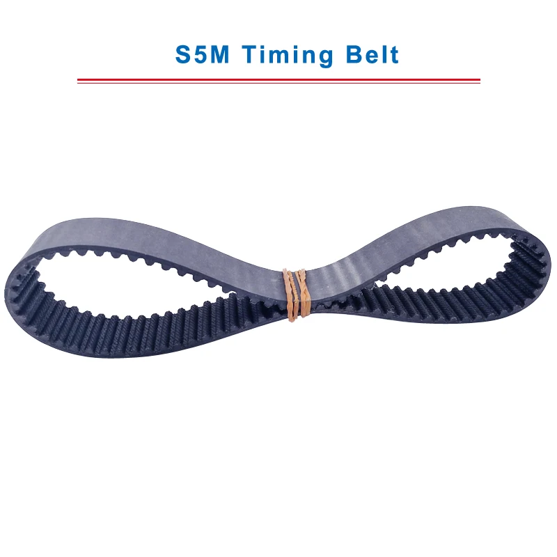 

S5M Timing Belt with circular teeth 5M-455/460/465/475/490/500/515/520 belt width 15/20/25mm teeth pitch 5mm