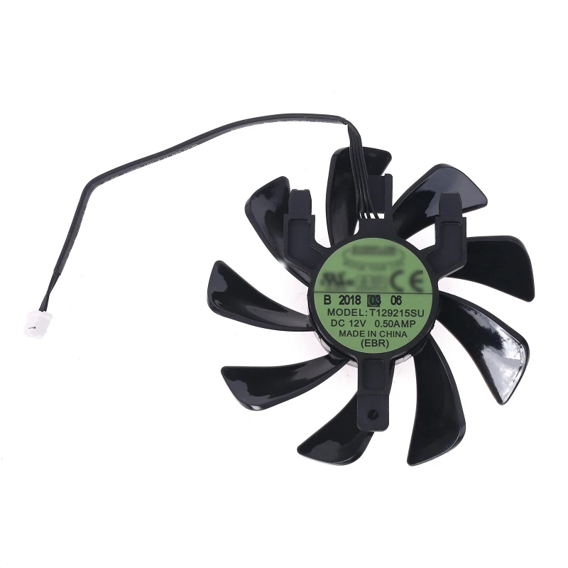 

T129215SU RX 570 470D GPU Cooler Video Card Fan for Sapphire Radeon ITX Graphics Cooling System