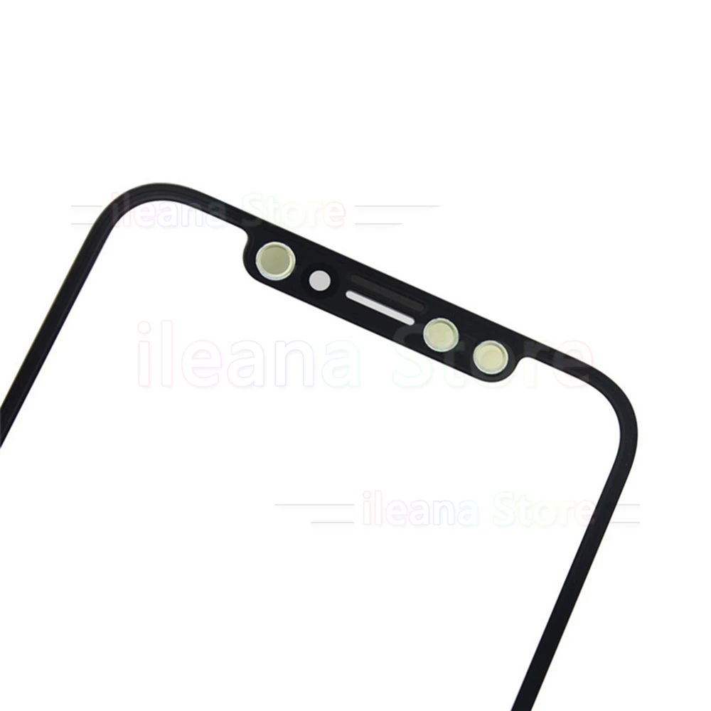 5 шт. Сенсорное стекло для iPhone X Xs Max передний Внешний ЖК-экран с OCA Оптический прозрачный пластыревый заменитель