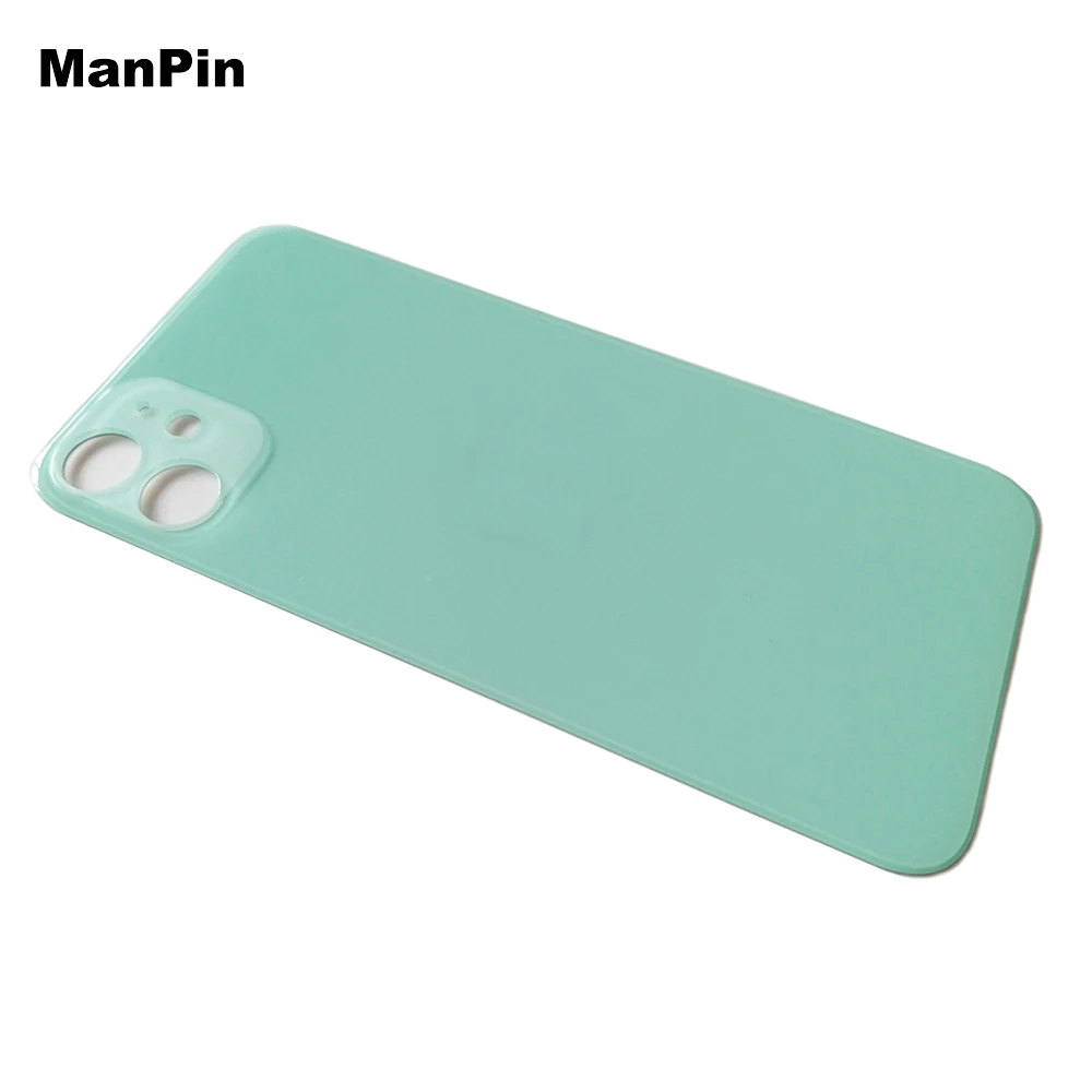 5pcslot back cover glass for iphone 11 lcd touch screen battery lens big hole fix broken mobile phone shell replace spare parts free global shipping