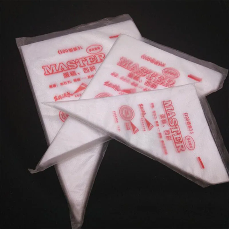 50PCs/10PCS Disposable Pastry Bags Cake Decoration Kitchen Icing Food Preparation Cup Piping Tools For Baking Cookie | Дом и сад