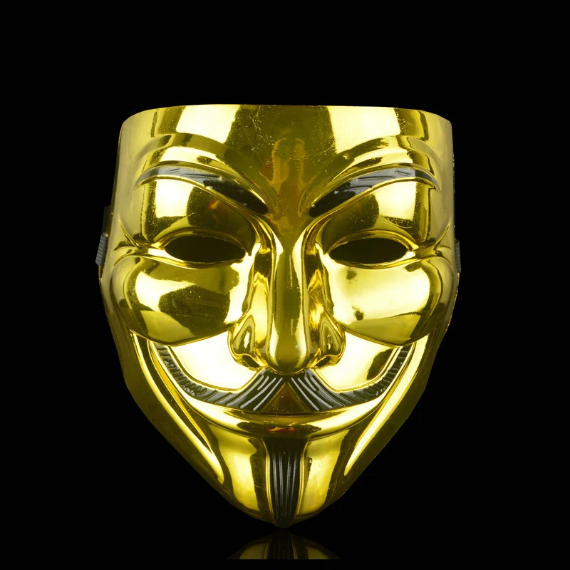 Movie Cosplay V for Vendetta Hacker Mask Anonymous Guy Fawkes Halloween Christmas Party Gift Adult Kids Film Theme |