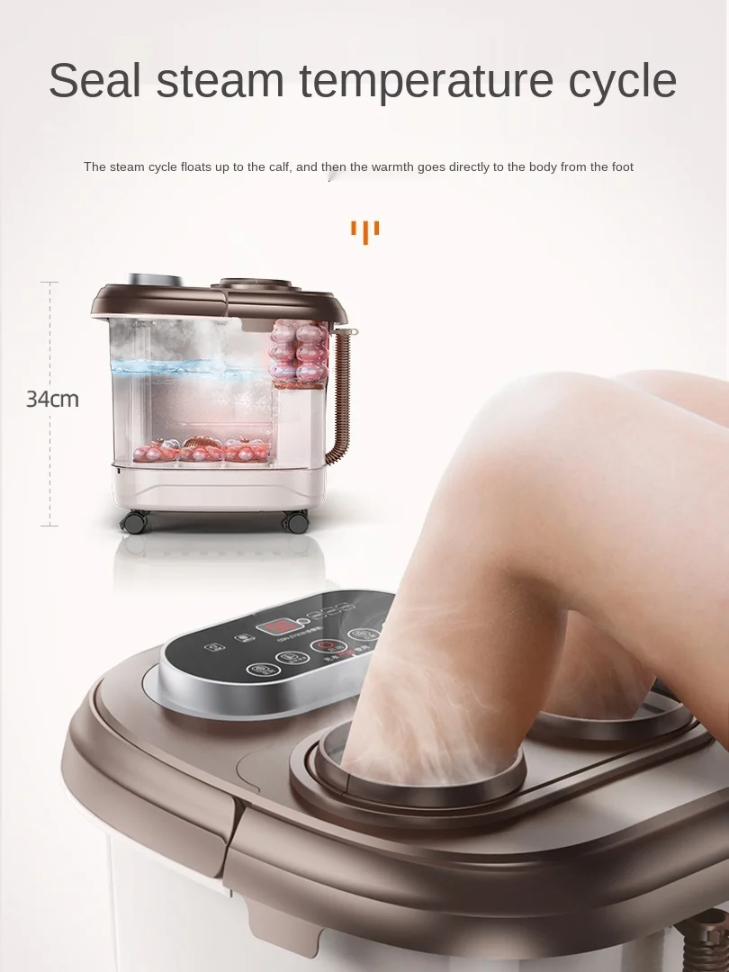Полностью автоматическая Массажная ванночка для ног термостат пластиковая