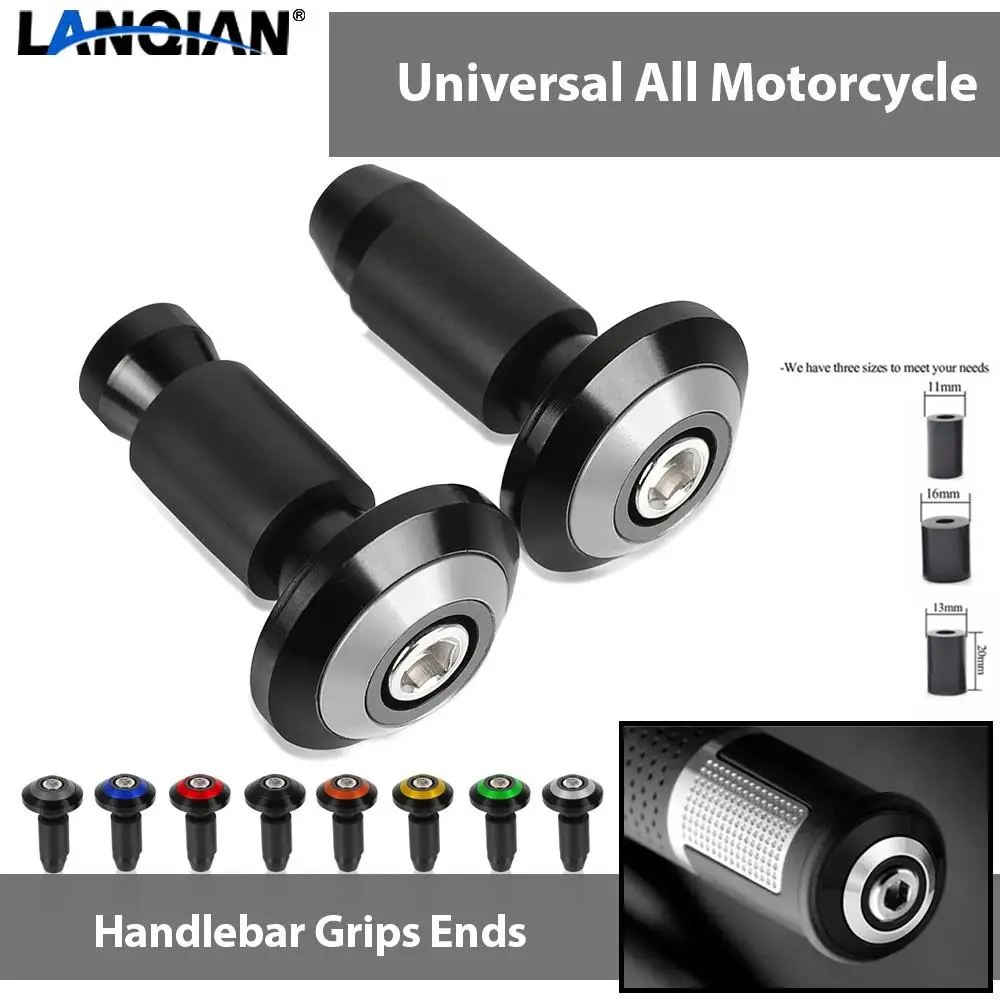 

For Honda CBR250 R RR CBR300 R F FA CBR500 R F X CB1300 ABS CB1000 Motorcycle Handle Bar End Cap Anti Vibration Silder Plug