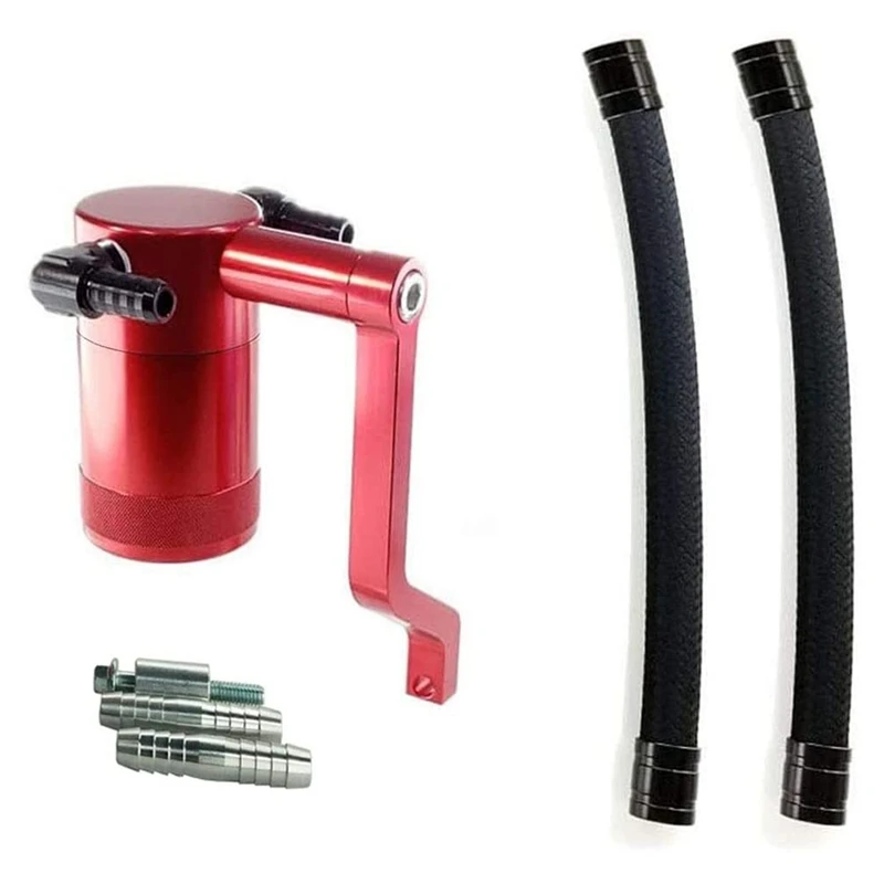 

6.4L Billet Catch Can Oil Bottle with Holder Exhaust Oil Bottle Auto Parts for Dodge Challenger 2011-2021