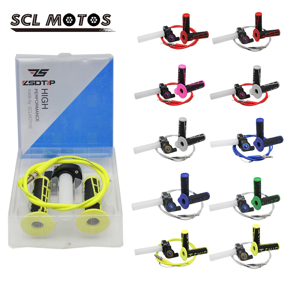 SCL MOTOS 22 мм 7/8 &quotручка для газа дроссельной заслонки набор ручек мотоцикла Honda CRF 50