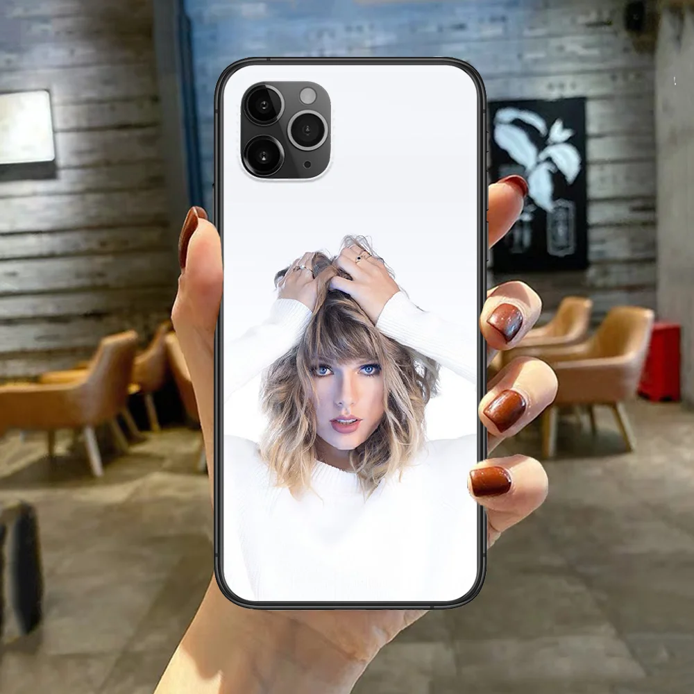 

Taylor Alison Swift Phone Case Cover For Iphone 5 5S 6 6S PLUS 7 8 11 12 Mini X XR XS PRO SE 2020 MAX black Bumper Fashion