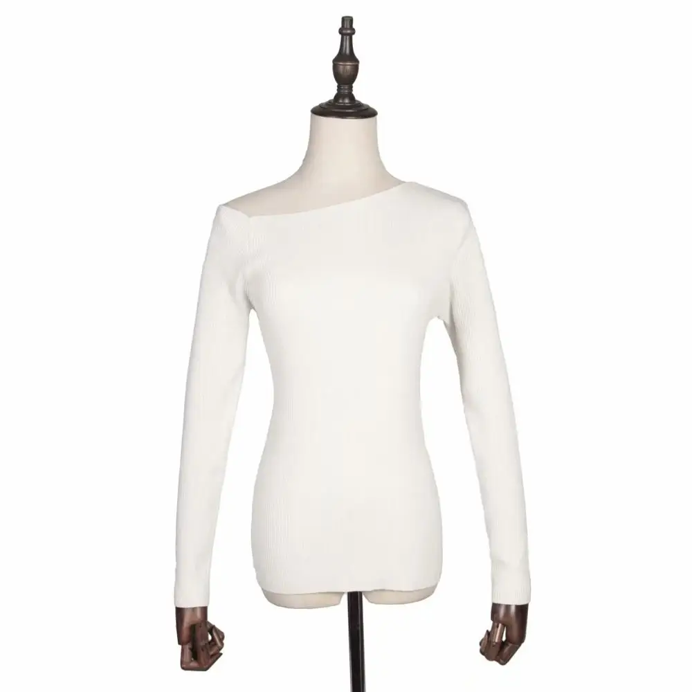 Пуловер женский осенне-зимний вязаный 2021 | Женская одежда