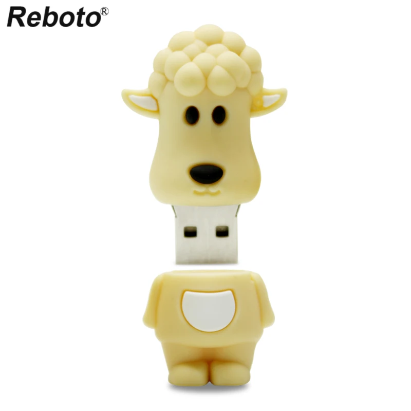 USB флеш накопитель в виде мультяшных животных 64 ГБ 32 16 8 Гб|USB флэш-накопители| |