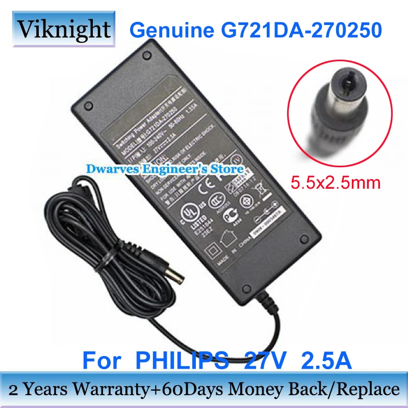 Genuine G721DA-270250 Laptop Adapter Charger 27V 2.5A For Philips MCM770 HTS5120 HTS5120/93 HSB4383/93 HTS5120/98 Power Supply
Genuine G721DA-270250 Laptop Adapter Charger 27V 2.5A For Philips MCM770 HTS5120 HTS5120/93 HSB4383/93 HTS5120/98 Power Supply