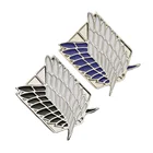 Брошь атака на Титанов, булавка, металлические булавки в стиле аниме, Значки для разведчика, полка легиона, значки