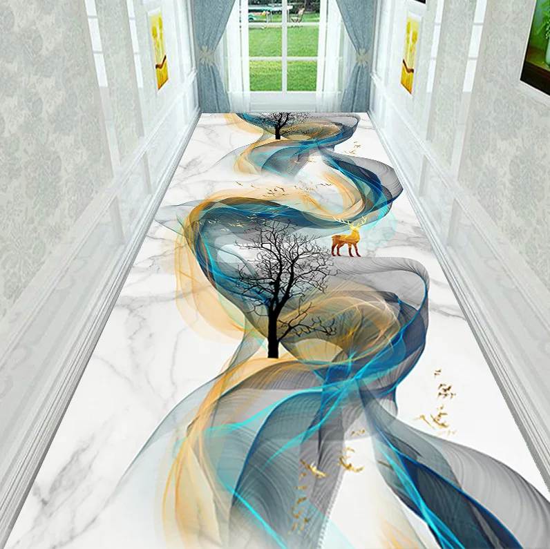 Роскошный ковер для прихожей с 3D принтом мягкий фланелевый детской комнаты