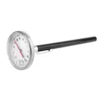 Термометр из нержавеющей стали, кухонный прибор для измерения температуры 0-120 градусов, для еды, чая, воды, мяса, молока, кофе