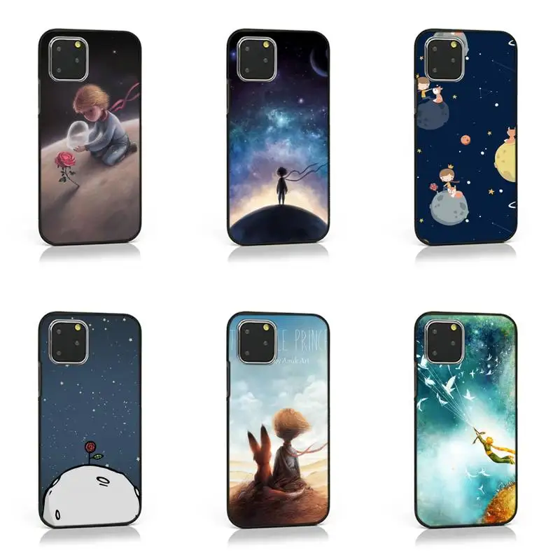 

Black Cover Lovely little prince Phone Case for iPhone 11 12 mini pro XS MAX 8 7 6 6S Plus X 5S SE 2020 XR