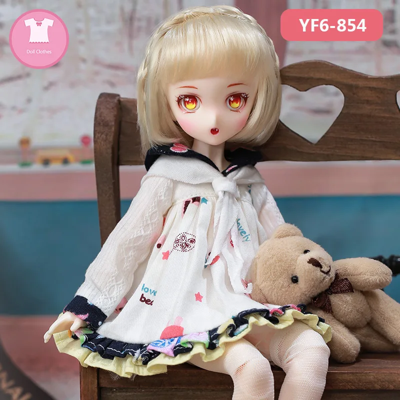 BJD одежда 1/6 Yosd SQ31 Чиби МО Tsubaki SD девушка тело платье красивая кукла наряд