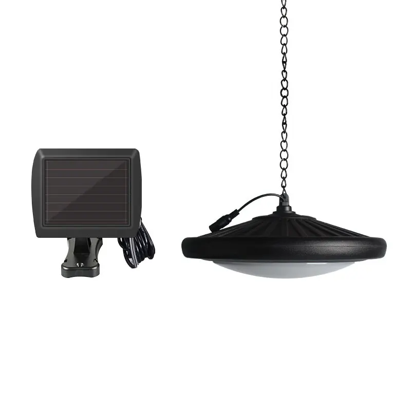 Ретро светодиодная Солнечная люстра подвесной светильник Led Открытый Двор Сад