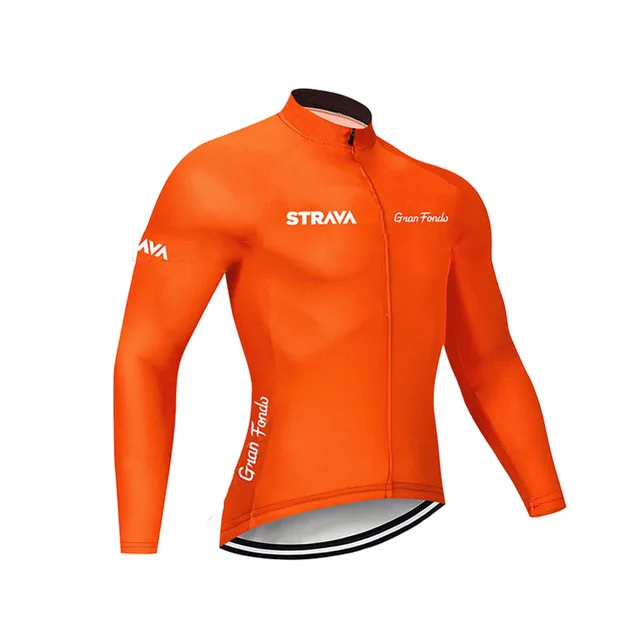 STRAVA весна осень 2020 Мужская одежда для велоспорта с длинным рукавом дышащая