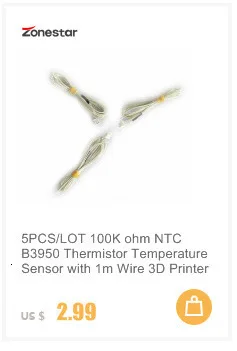 Обновленный Одноцветный экструдер Hotend сопло 0 4 мм 1 75 мм диаметр нити Аксессуары для 3d принтера части J Head HE3D HE4 ZONESTAR