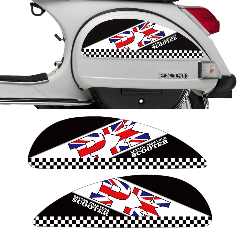 

Side Panel Stickers Case For Vespa PX T5 Scooter-5 PX150 PX200 Sprint Motorcycle