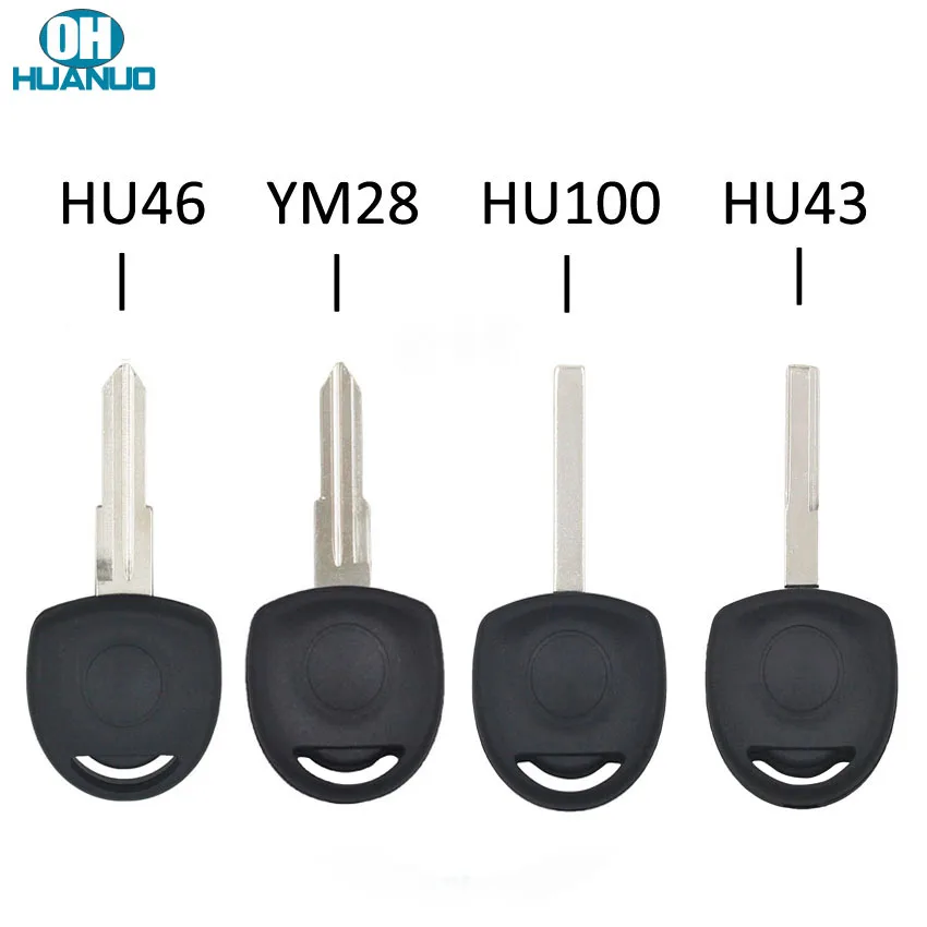 Прозрачный чехол для автомобильного ключа Opel с HU43 HU100 HU46 YM28 Blade чипом ID40|Ключ от