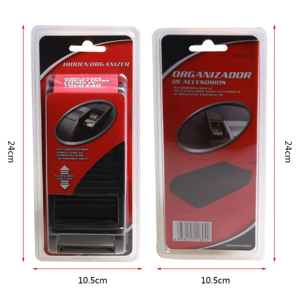 Черный Карманный Телескопический пластиковый чехол для телефона с карманом