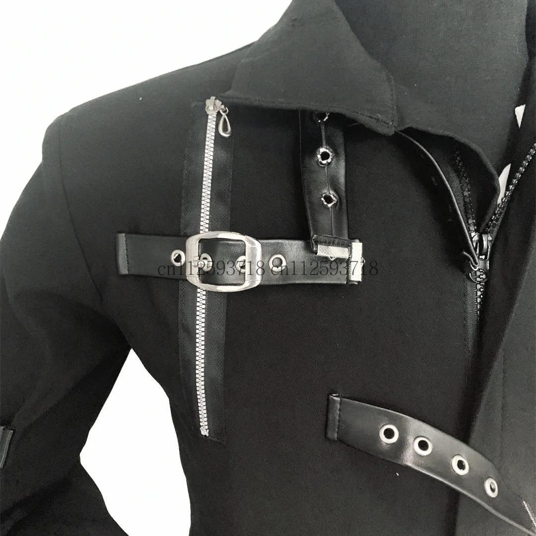 Michael Jackson MJ Жакет джинсовый Майкл плохой для концерта с заклепками в стиле панк