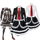 Костюмы из аниме данганронпа, униформа целостии люденберга, Женский костюм на Хэллоуин, карнавал, парик, вечернее платье